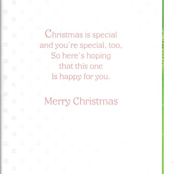 Vintage Children's Christmas Greeting Card 11.5" X 8" Brand New condition - Picture 2 of 6